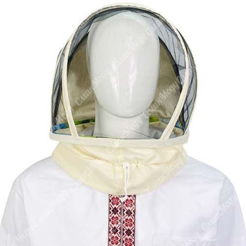 Маска пчеловода из ситца, европейского образца