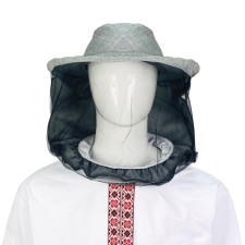 Маска бджоляра класична із льон-габардину на резинці