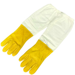 Перчатки пчеловода «Beeland» кожаные нарукавниками, Германия