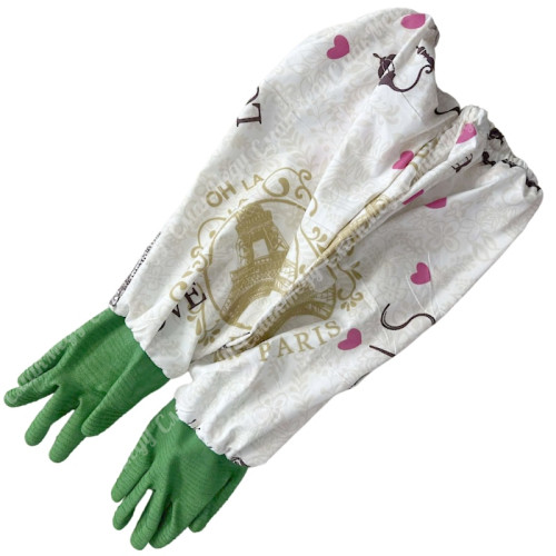 Перчатки пчеловода прорезиненные, с латексным напылением и нарукавником.