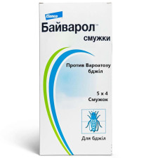 Байварол 4 полоски для лечения и профилактики варроатоза пчел Байварол 4 полоски для лечения и профилактики варроатоза пчел