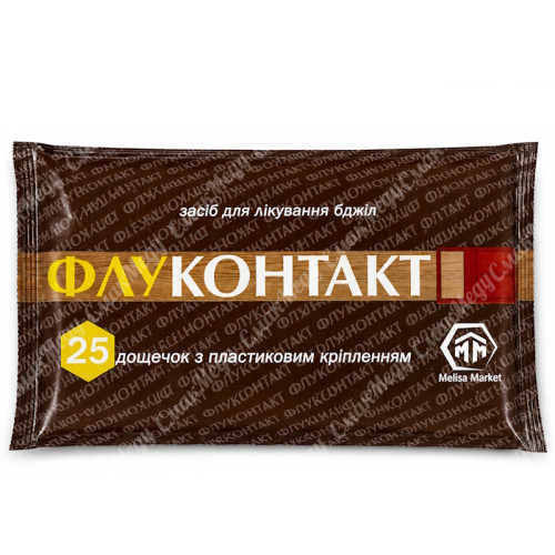 Полоски от клеща вароа Флуконтакт, 25 шт (флуметрин)