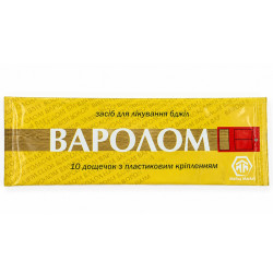 Препарат від вароатозу бджіл Варолом , 10 смужок (тау-флувалінат)