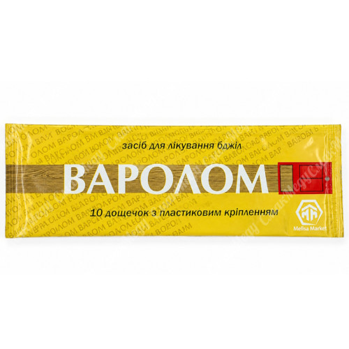 Препарат от вароатоза пчел Варолом, 10 полосок (тау-флувалинат)