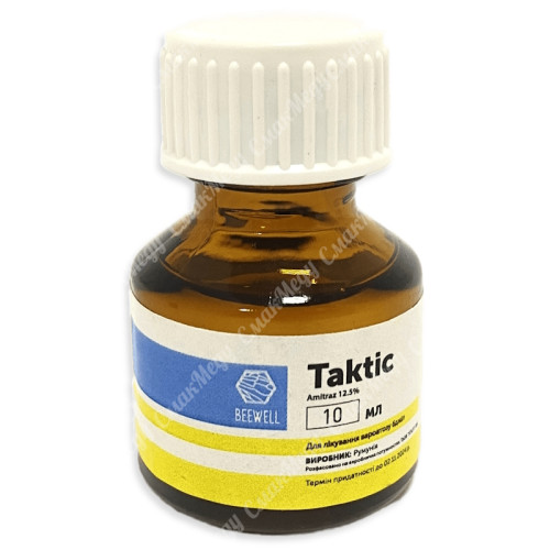 Тактик от вароатоза пчел, 10 мл (Румыния) BeeWell