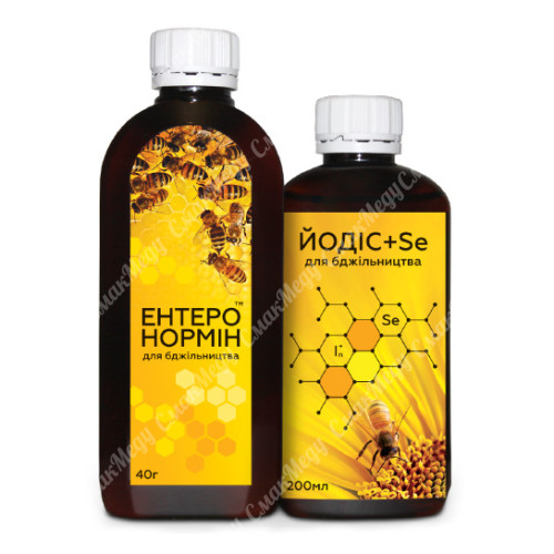Энтеронормин с Йодис + Se (40 г + 200 мл) на 10 пчелосемей
