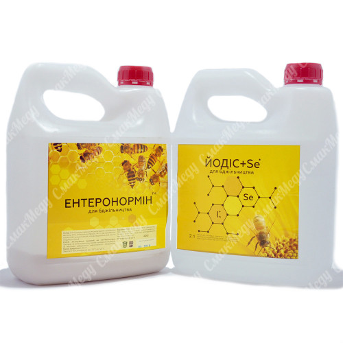 Энтеронормин с Йодис + Se (400 г + 2 л) на 100 пчелосемей