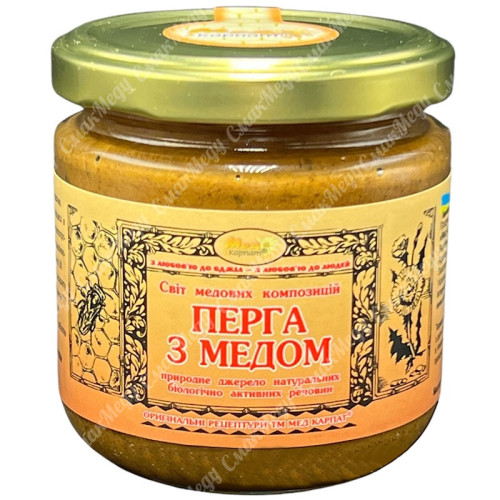 Перга з натуральным медом 250г. «МЕД КАРПАТ»