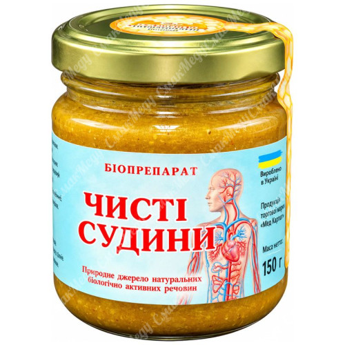 Чисті судини Біопрепарат 130г. «Мед Карпат»