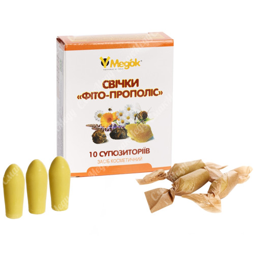Свечи "Фито-прополис", 10шт