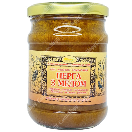 Перга з натуральним медом 350г. «МЕД КАРПАТ»