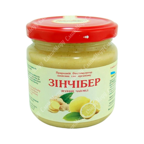 Ягодный чай мед ЗИНЧИБЕР 240г. «Мед Карпат»