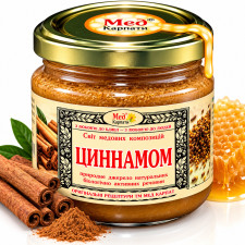Медовая композиция Цинамом 250г. «МЕД КАРПАТ»