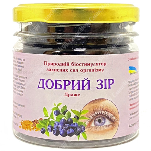 Драже хорошее зрение природный биостимулятор 150 г «Мед Карпат»