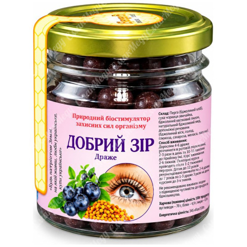 Драже Доброе зрение 150г «Мед Карпат»