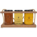 Подарочная упаковка на 3 банки по 1 кг, дерево.