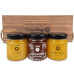 Коробка дерев'яна під мед на 3 банки по 250 г.