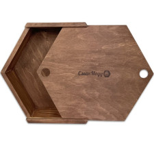 Коробка дерев'яна "Сота"  під мед на 12 баночок по 250 г. 