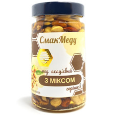 Мед з горіхами (мікс) 400 г