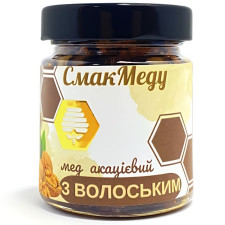 Мед з волоським горіхом 250 г