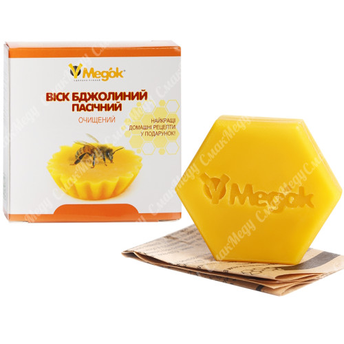 Воск пчелиный брусчатый, коробка