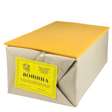 Вощина на рамку Дадан 300 мм, напівмаксимум, виробник ФОП Тупота Ю.П., упаковка