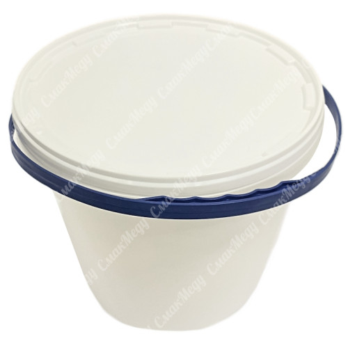 Відро пластикове харчове з кришкою та ручкою для меду 10 літрів