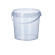Ведро прозрачное с крышкой 1 л.