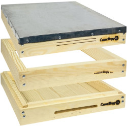 Комплект дно, подкрышник, крыша на 10–ти рамочный улей