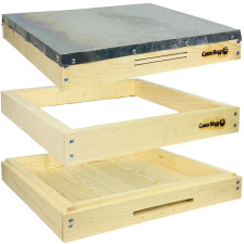 Комплект дно, подкрышник, крыша на 12–ти рамочный улей