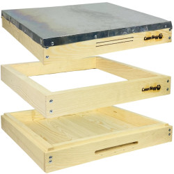 Комплект дно, подкрышник, крыша на 12–ти рамочный улей