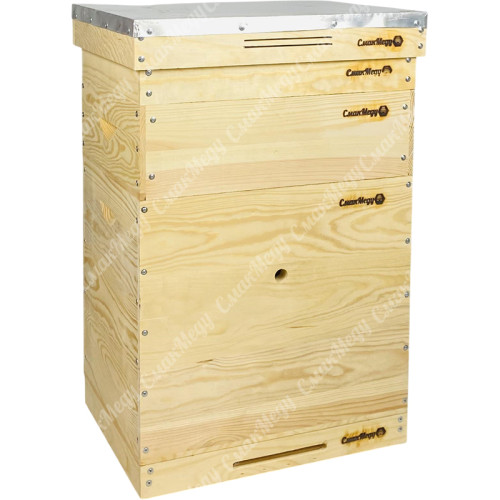 Вулик багатокорпусний Український, 2 корпуса, 12+8 рамок 145мм сосна