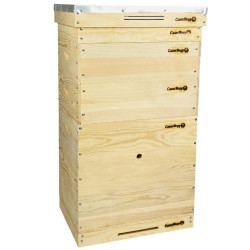 Улей многокорпусный Украинский, 1 корпус укр + 2 корпуса магазинных, (12+16 рамок 145мм), сосна