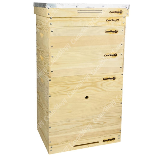 Вулик багатокорпусний Український, 1 корпус укр + 2корпуси магазиних, (12+16 рамок 145мм), сосна