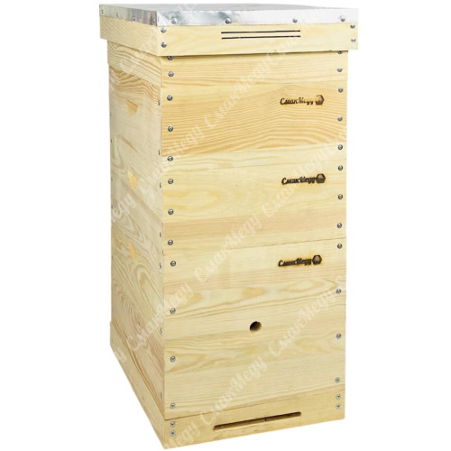 Улей 8 рамочный, 1 корпус Дадан 300мм + 2 магазинные надставки 145 мм, сосна