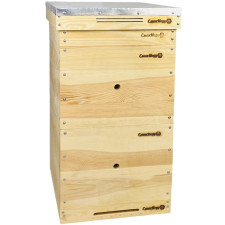 Вулик Дадан 10 рамковий, 2 корпуси, 440x512x320 мм, сосна