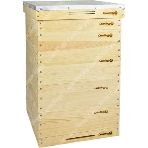 Вулик багатокорпусний 12–ти рамковий, 4 корпуси, 510x512x165 мм, сосна