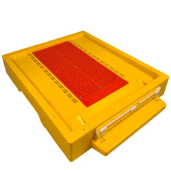 Дно 10-ти рамочне з пильцезбірником, пластикове, Меліса