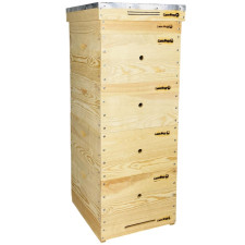 Вулик Рута 10–ти рамковий, 4 корпуси, 440x512x250 мм, сосна