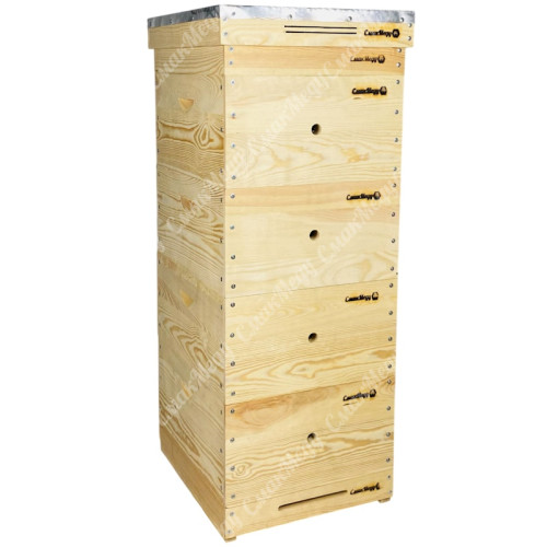 Улей Рута 10-ти рамочный, 4 корпуса, 440x512x250 мм, сосна