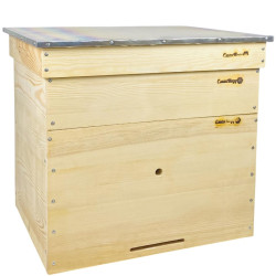 Улей Лежак 16 рамочный с магазинной надставкой, 680x520x700 мм, сосна