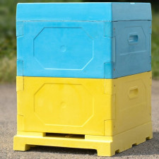 Вулик 10 рамковий з пінополіуретану, 2 Корпуси, 230 мм (Рута) кольоровий BeeStar