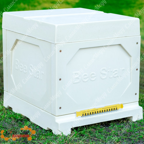 Улей 10 рамочный из пенополиуретана, Корпус 300 мм (Дадан) белый BeeStar