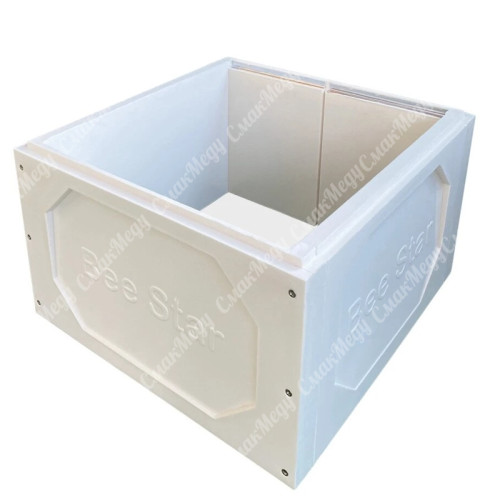 Корпус Дадан 300 мм на 12-рамочный Улей, из пенополиуретана Белый BeeStar