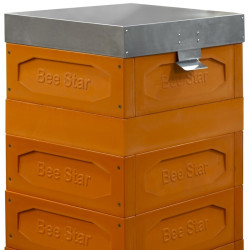 Металлическая крышка на крышу улья 10-рамочного из оцинкованной стали