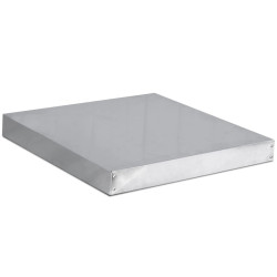 Металлическая крышка на крышу улья 12-рамочной из оцинкованной стали