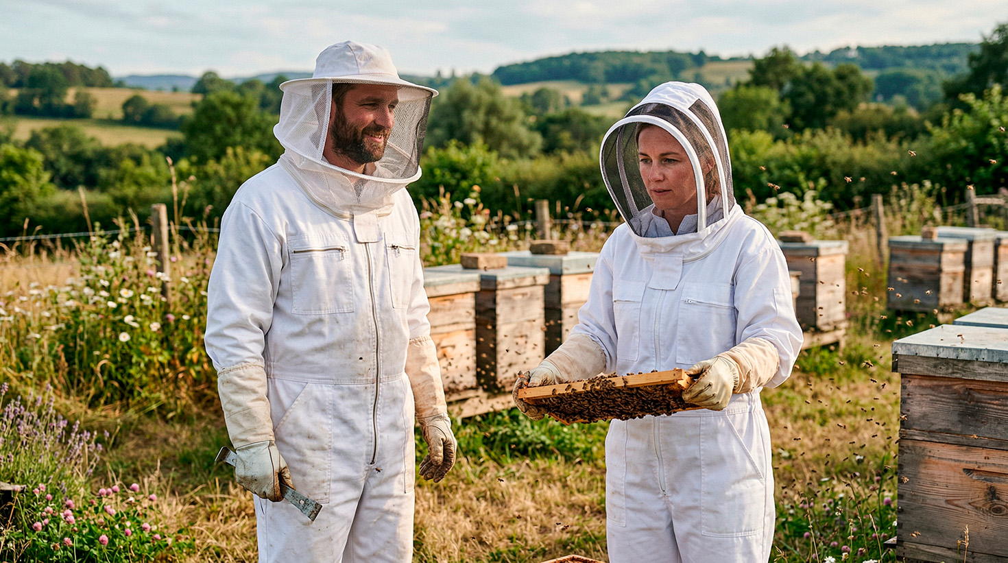 Класична та європейська маска пасічника